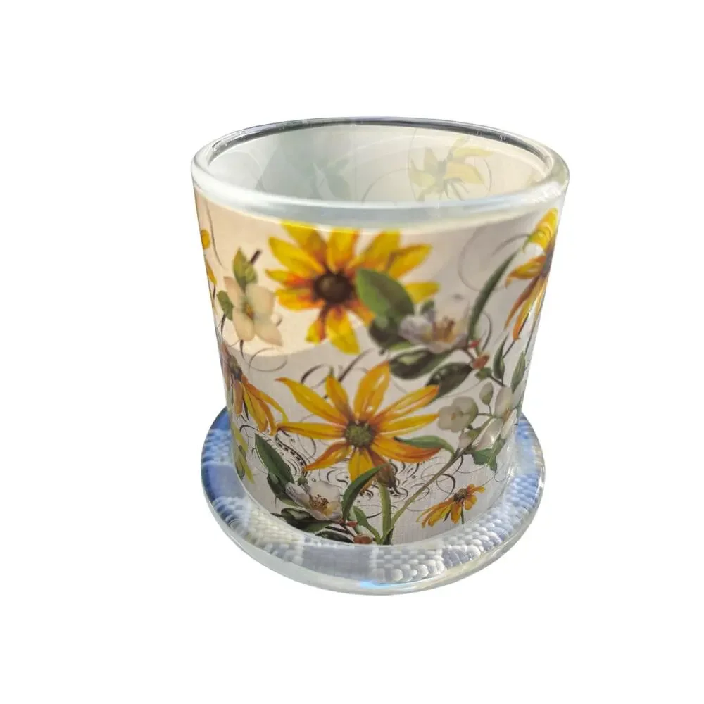 Stonewall Kitchen Butter Bell Jar Michel Designs Floral Country Farmhouse